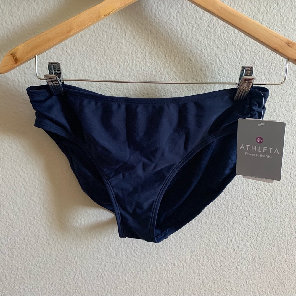 Athleta Navy Swim Bottoms